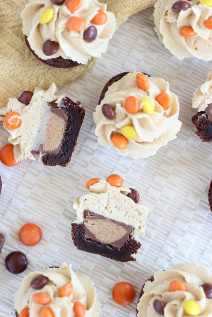 peanut butter cup brownie cups 12
