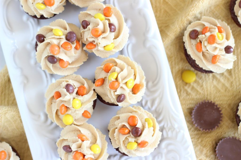 peanut butter cup brownie cups 2