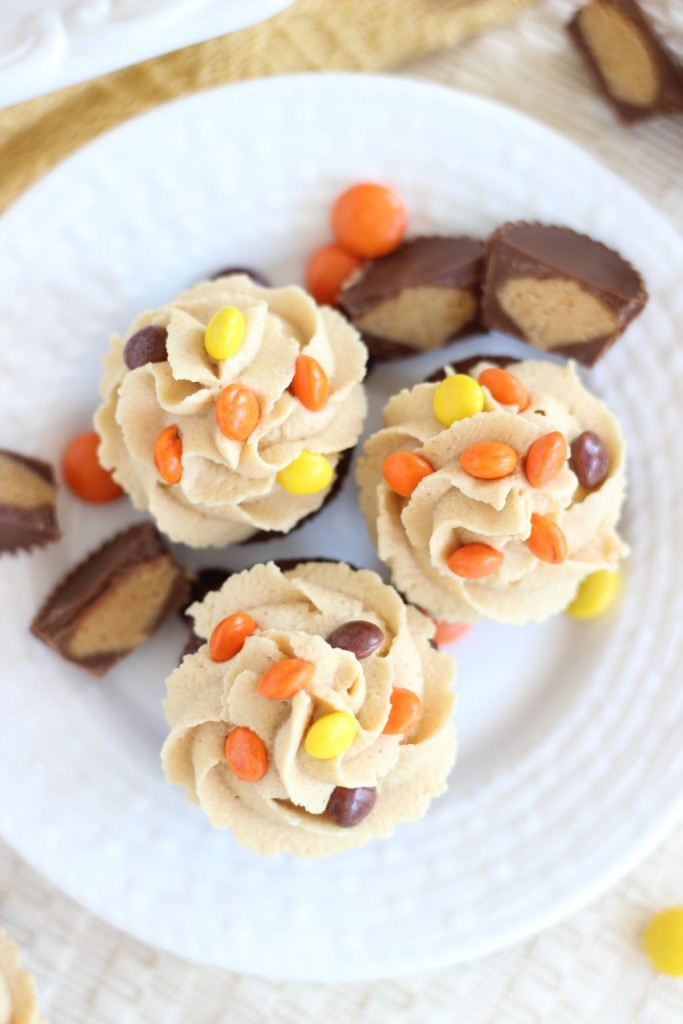 peanut butter cup brownie cups 4