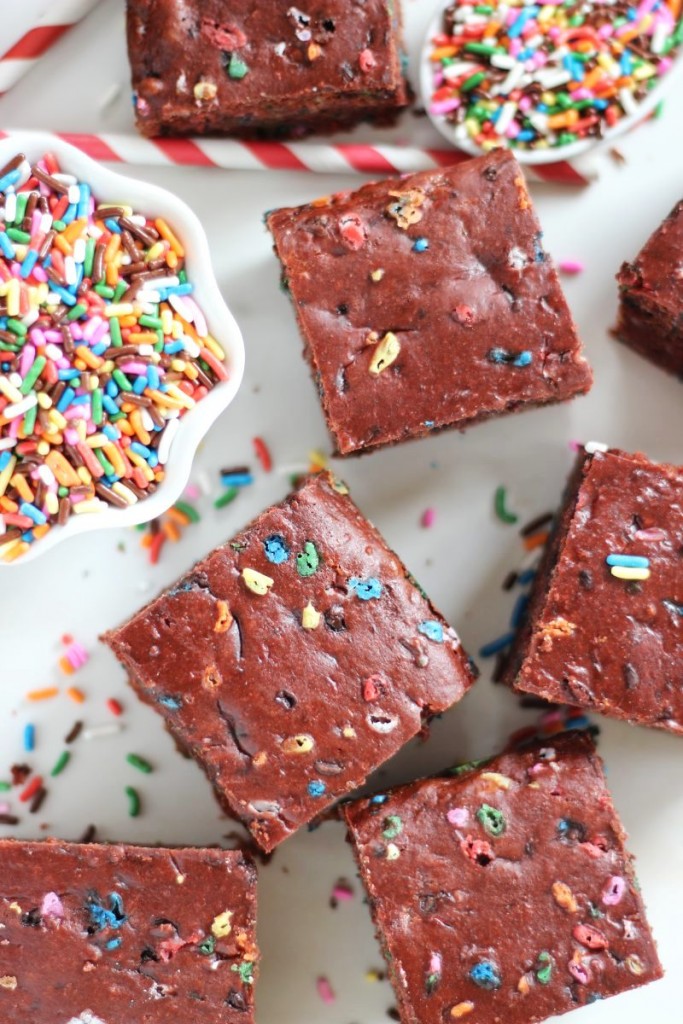 red velvet cake funfetti protein bars 15