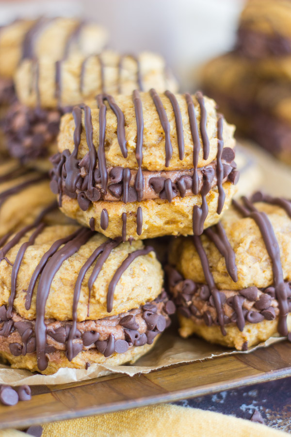 Pumpkin Nutella Whoopie Pies (7)