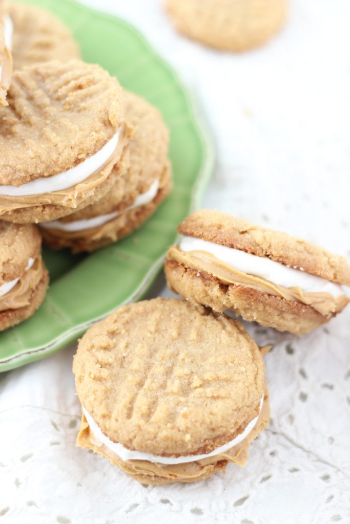 fluffernutter cookie sandwiches 1