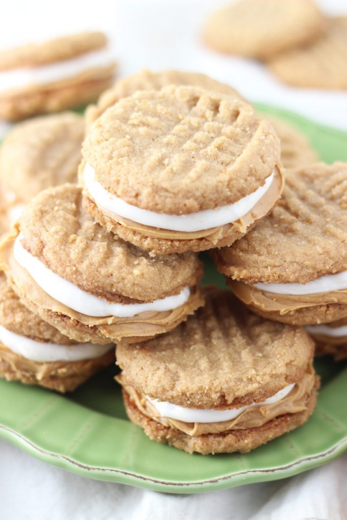 fluffernutter cookie sandwiches 6