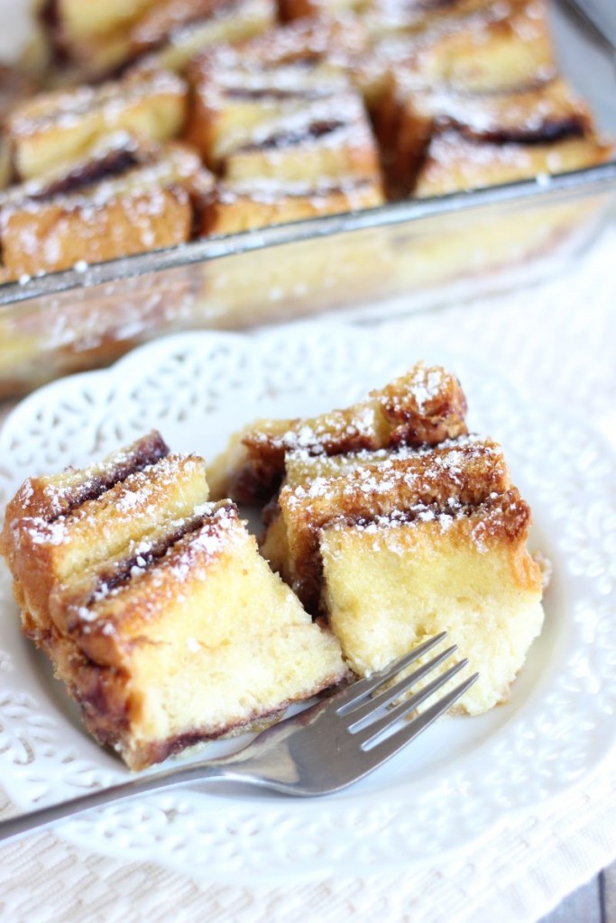 peanut butter & jelly bread pudding 11