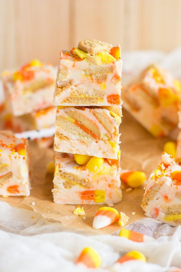 10Minute Candy Corn Fudge