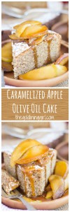 Apple Spiced Olive Oil Cake with Caramelized Apples