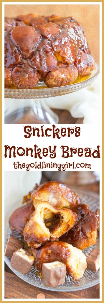 Snickers Monkey Bread pin