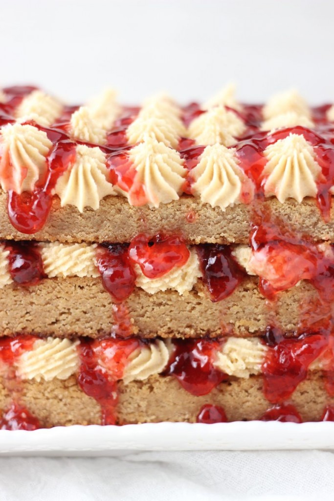 peanut butter & jelly torte 3