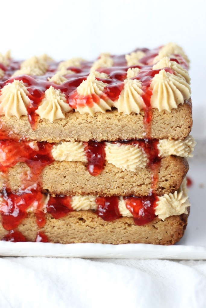 peanut butter & jelly torte 6