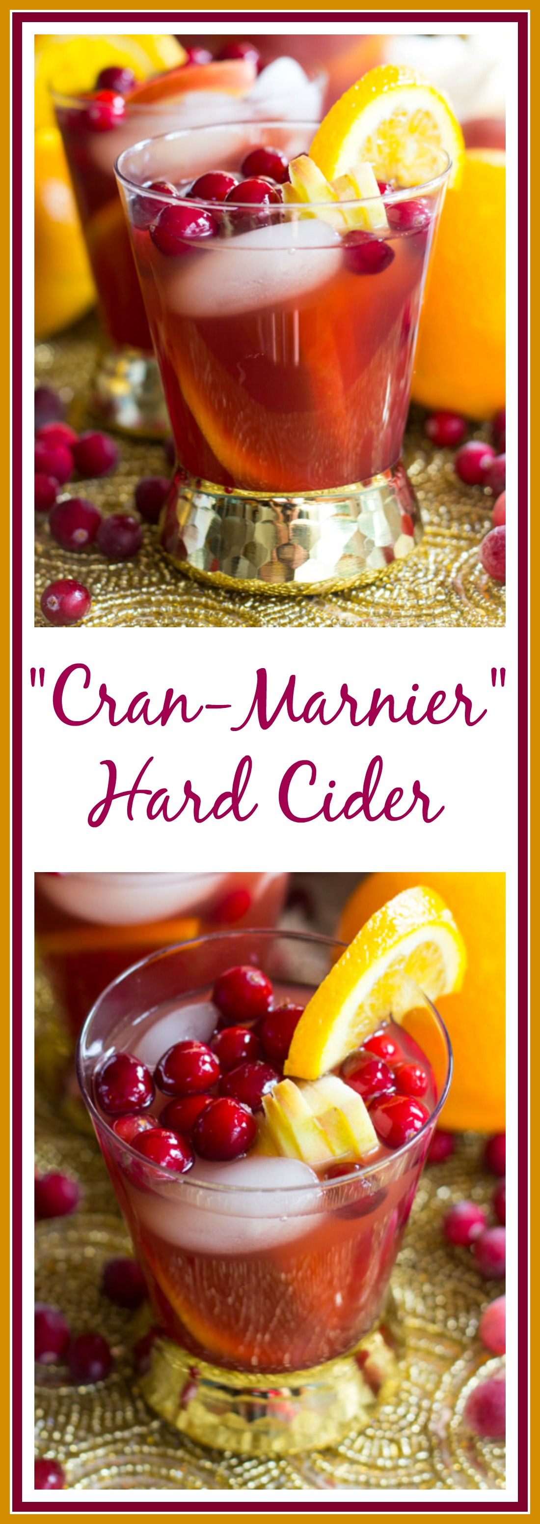 CranMarnier Hard Cider (Cranberry Orange Hard Cider)
