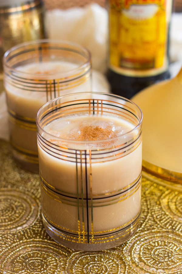 Brandy Eggnog White Russian - Modern Farmhouse Eats