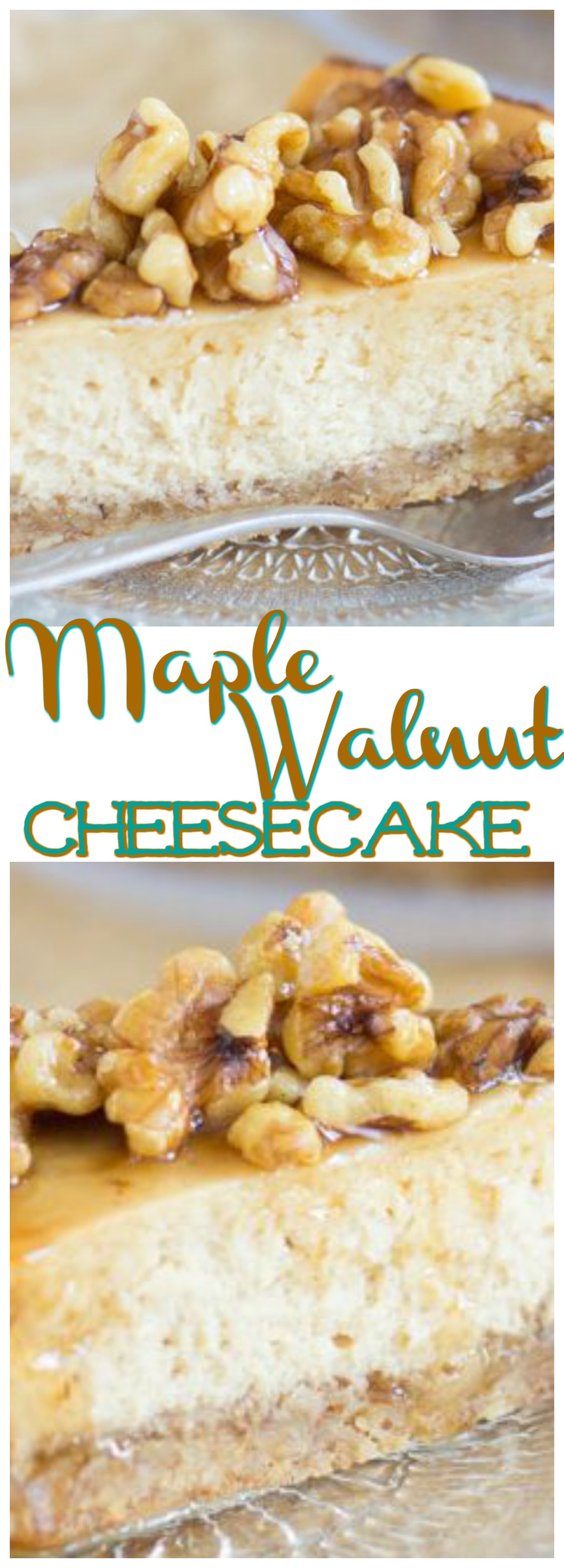 Maple Nut Cheesecake with Walnut Crust The Gold Lining Girl
