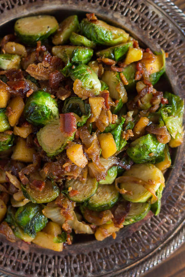 Bacon Apple & Caramelized Onion Brussels Sprouts (12)