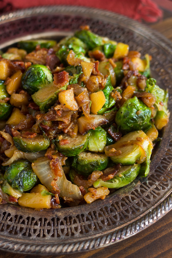 Bacon Apple & Caramelized Onion Brussels Sprouts (6)