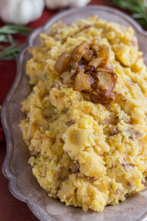 Caramelized Onion Garlic & Goat Cheese Mashed Potatoes (7)