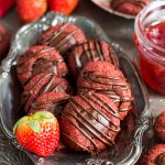 Chocolate-Covered Strawberry Thumbprints