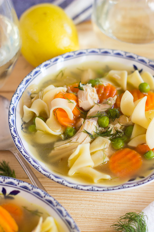 Lemon Dill Chicken Noodle Soup (11)