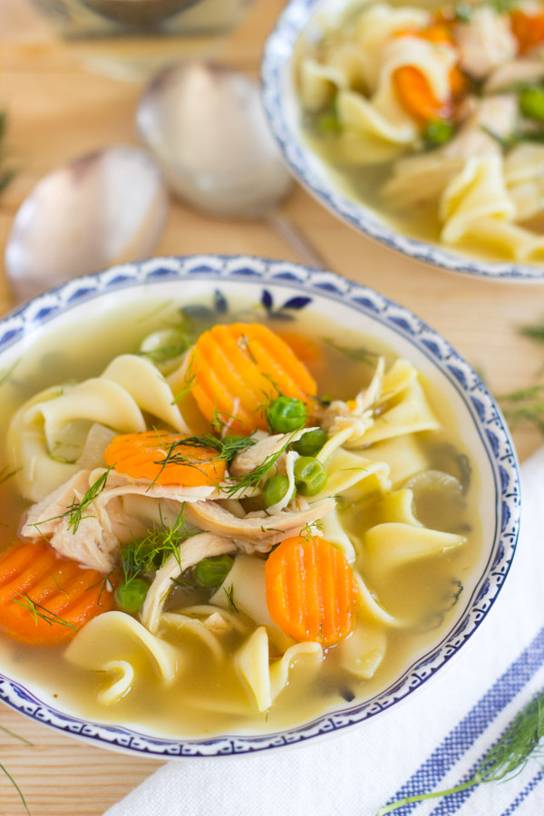 Lemon Dill Chicken Noodle Soup (5)