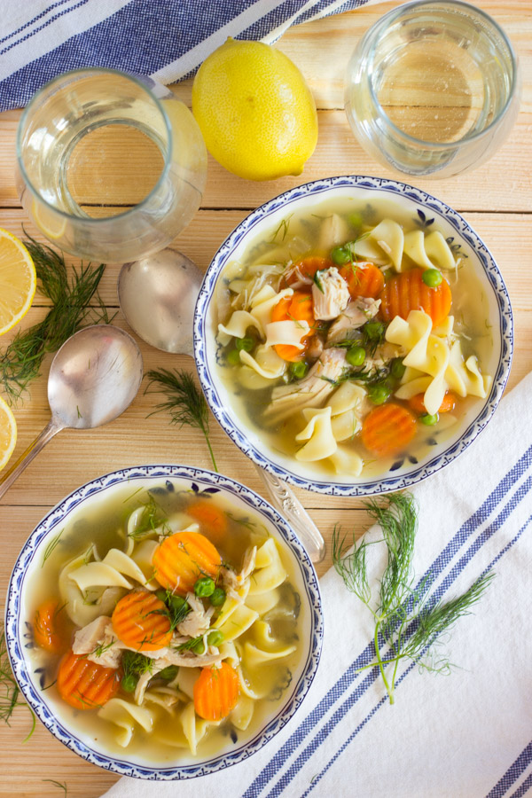 Lemon Dill Chicken Noodle Soup (9)