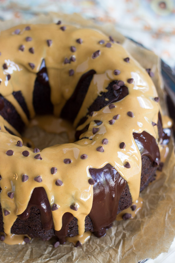 In defense of smaller Bundts: Dark Chocolate Bundt with Peanut