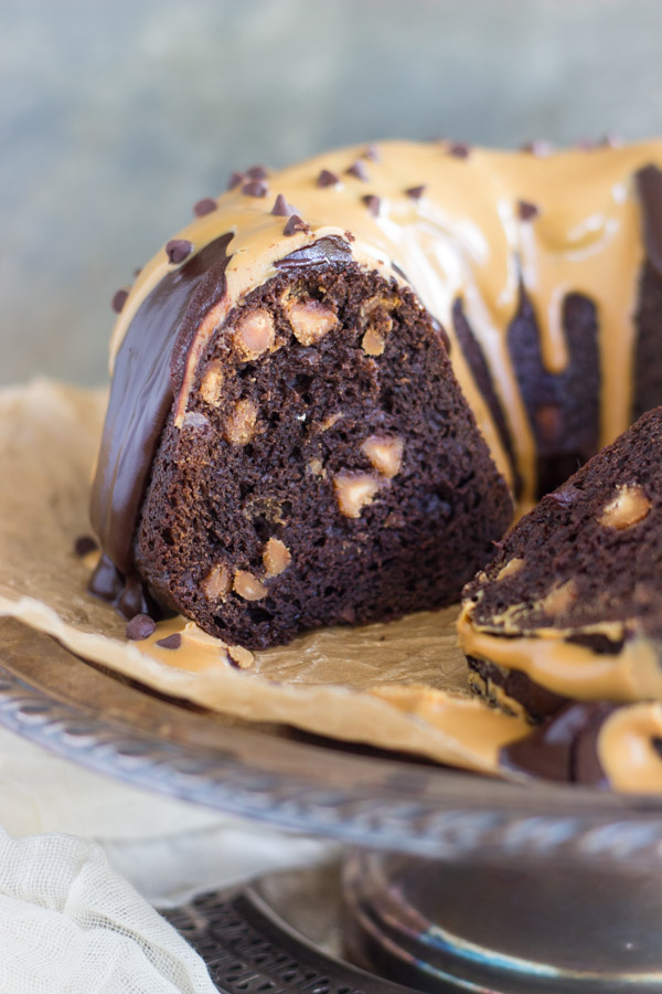 In defense of smaller Bundts: Dark Chocolate Bundt with Peanut