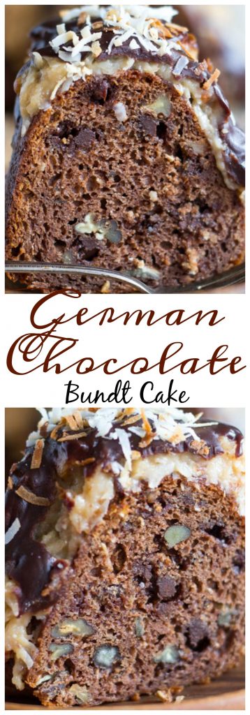 Easy German Chocolate Bundt Cake Recipe - The Gold Lining Girl