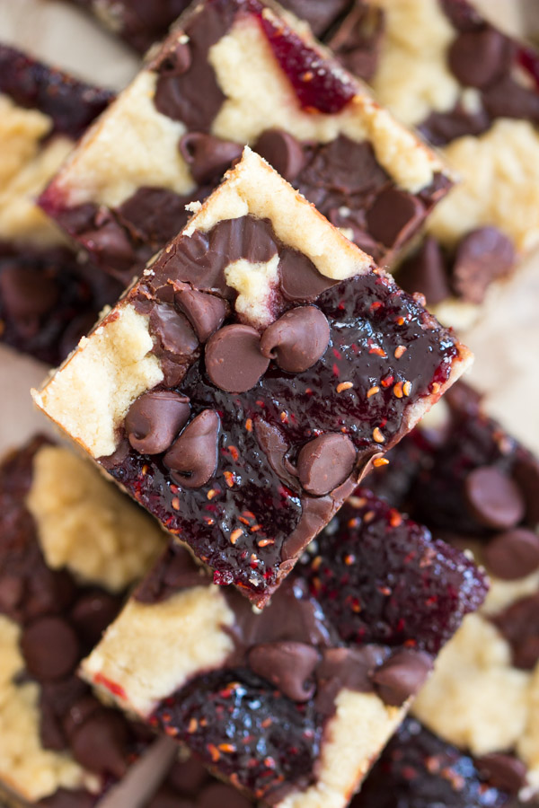 Raspberry Chocolate Chip Bars (5)