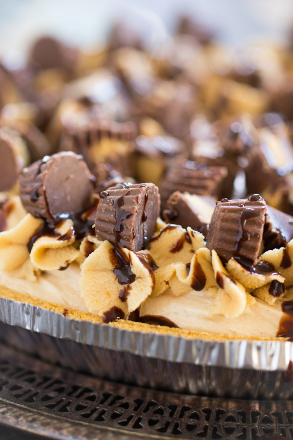 Reese's Cup No Bake Peanut Butter Pie recipe image (11)