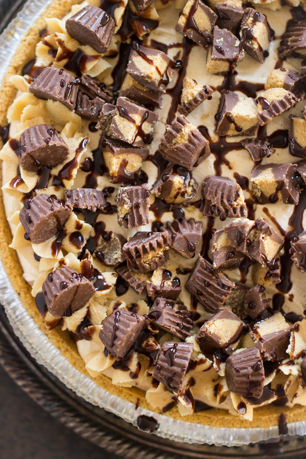 Reese's Cup No Bake Peanut Butter Pie recipe image (5)