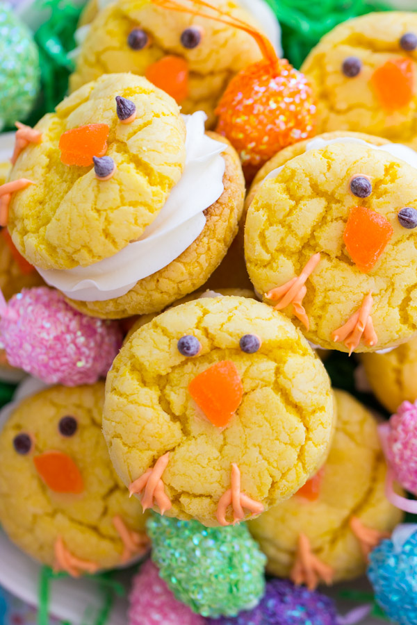 Easter Chick Cookies - The Gold Lining Girl