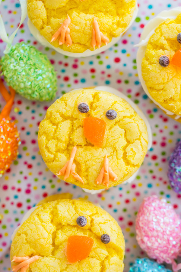 Easter Chick Cookies - The Gold Lining Girl