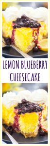 Lemon Blueberry Cheesecake Recipe - The Gold Lining Girl