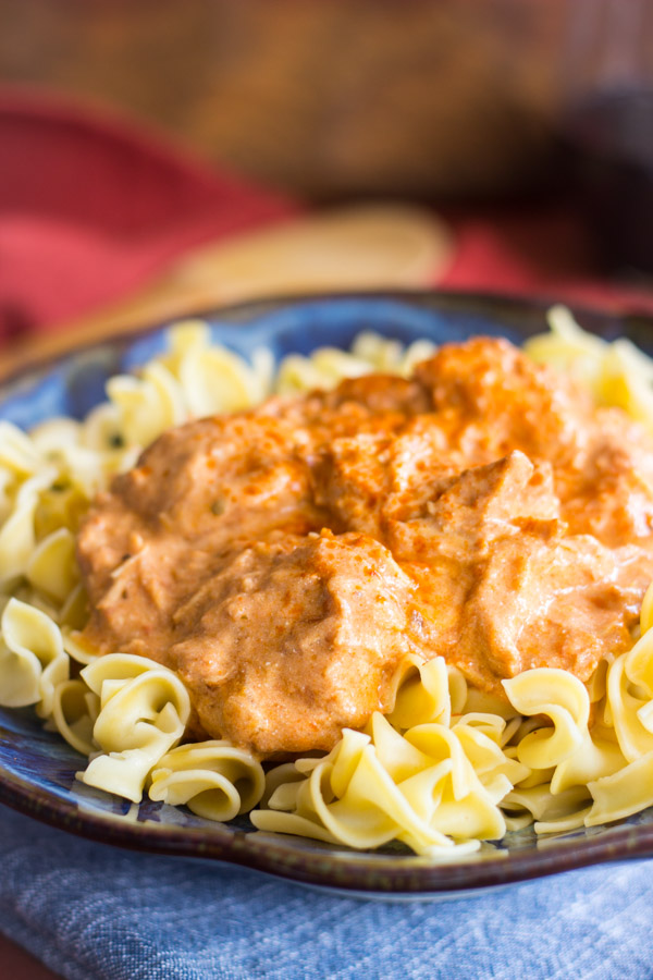 Slow-Cooker Chicken Paprikash image thegoldlininggirl.com4