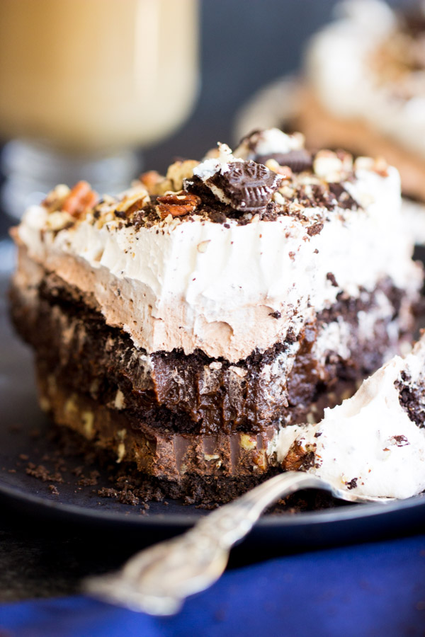 Quadruple Layer Chocolate Pudding Pie Recipe - The Gold Lining Girl