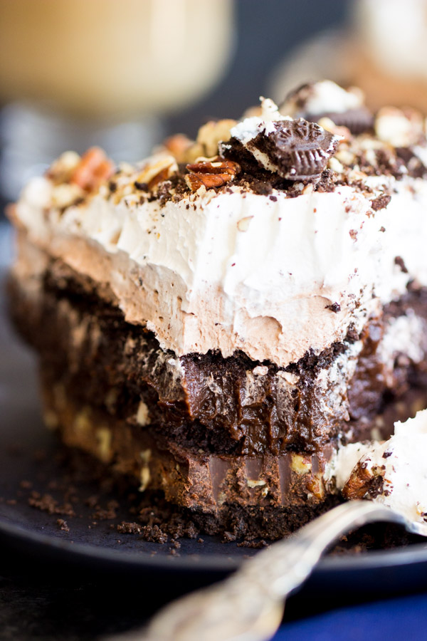 Quadruple Layer Chocolate Pudding Pie Recipe - The Gold Lining Girl