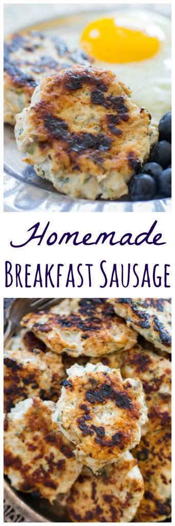 Homemade Breakfast Sausage recipe pin