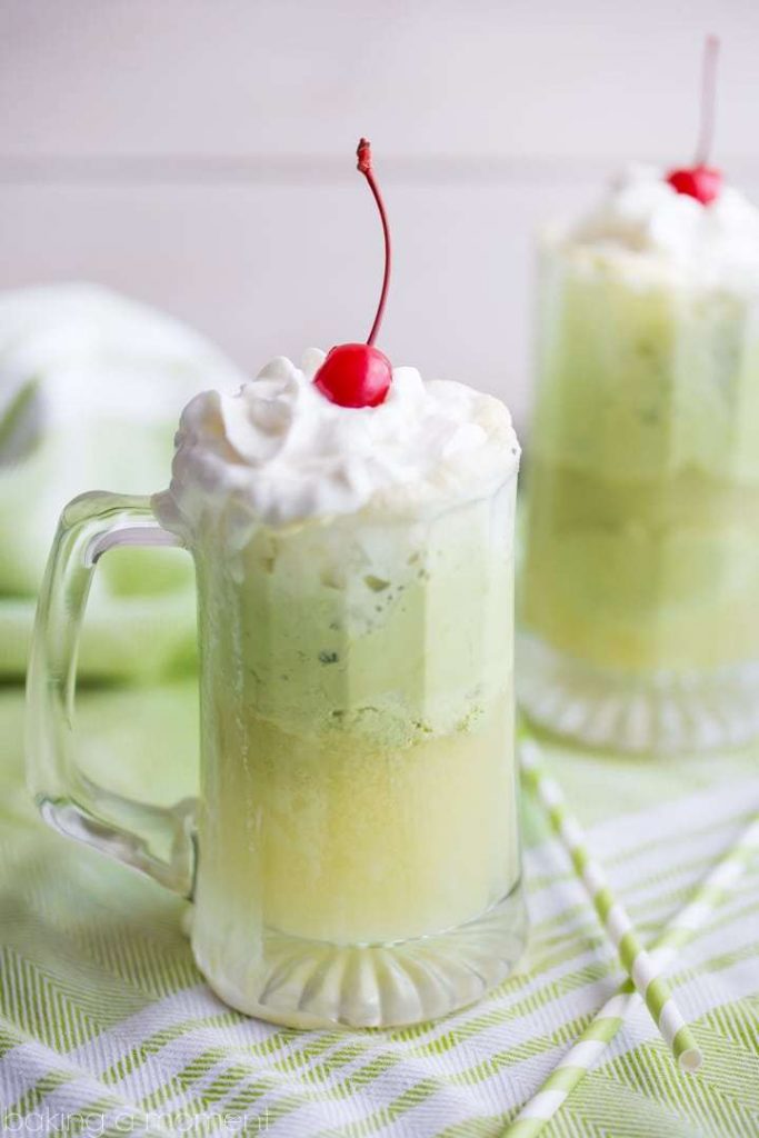 Matcha Ginger Ice Cream Sodas