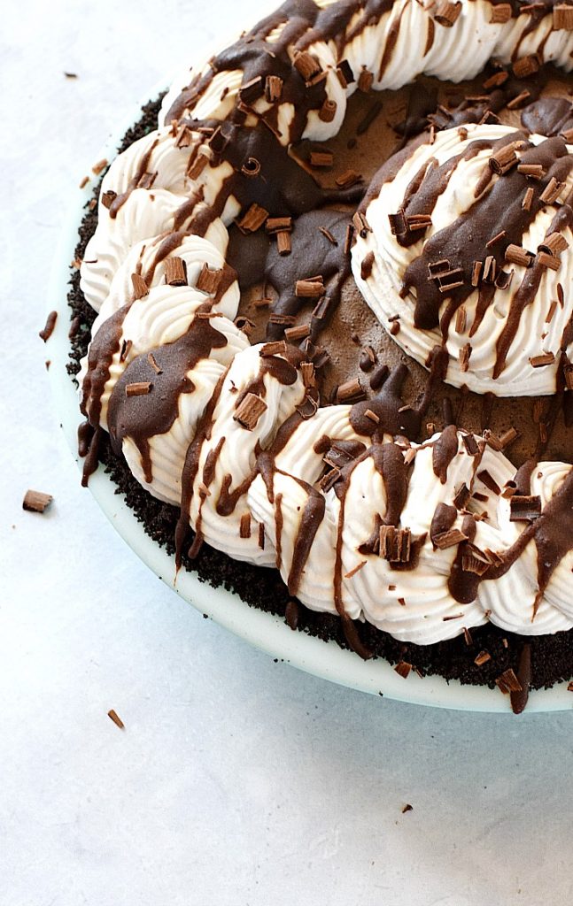 Mocha-Almond-Fudge-Truffle-Pie-cookingwithcurls.com