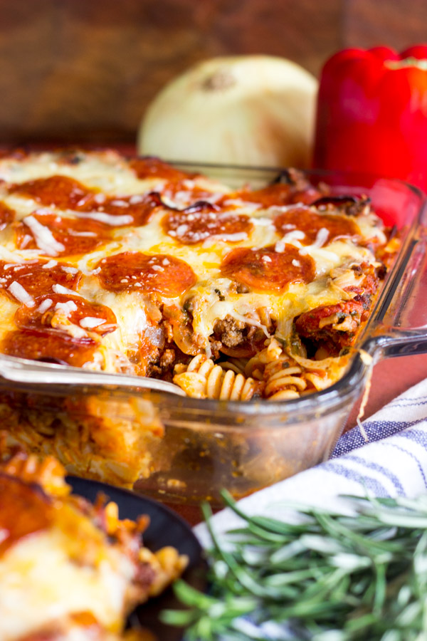 macaroni pizza casserole