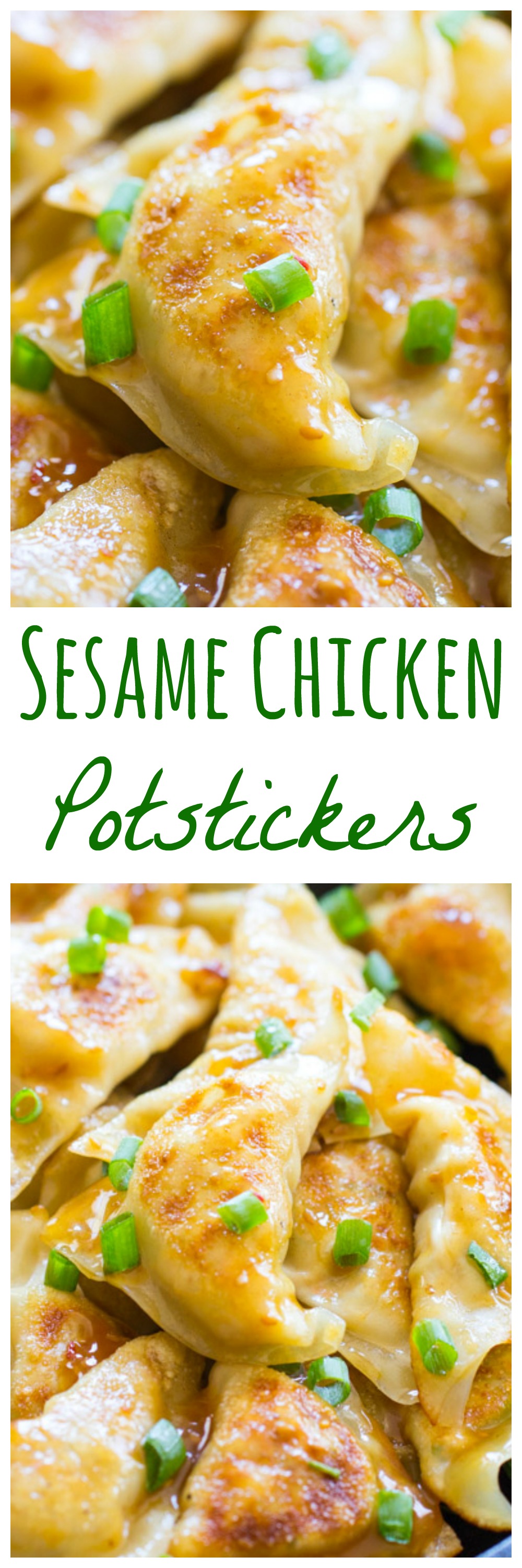 Sesame Chicken Potstickers Recipe The Gold Lining Girl