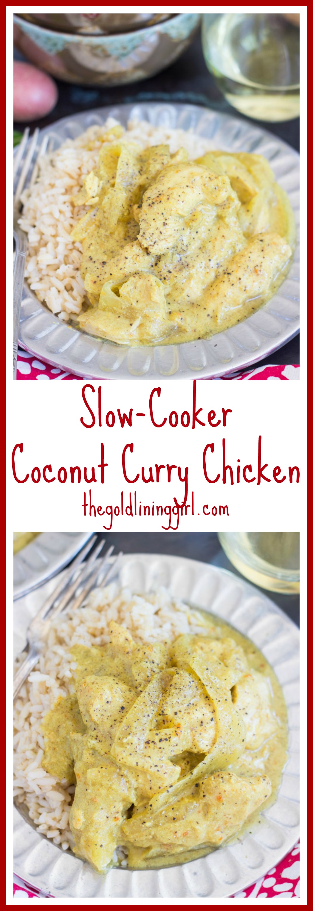 SlowCooker Coconut Curry Chicken