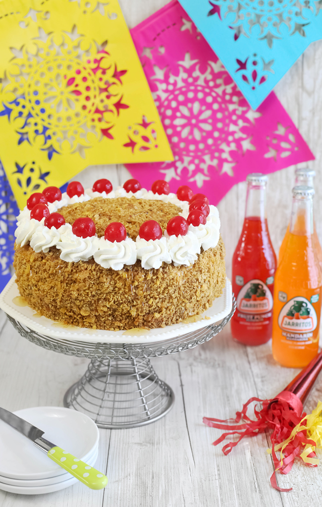 SprinkleBakes Fried Ice Cream Layer Cake