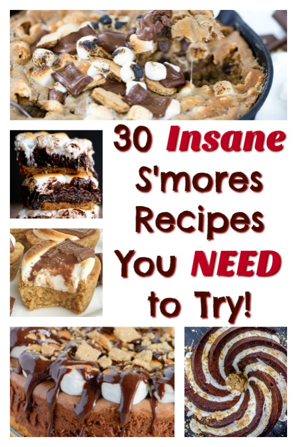 30 Best S'mores Recipes You Need To Try featured image thegoldlininggirl.com