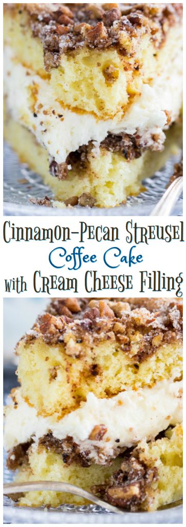 Layered Cinnamon Streusel Coffee Cake pin 1