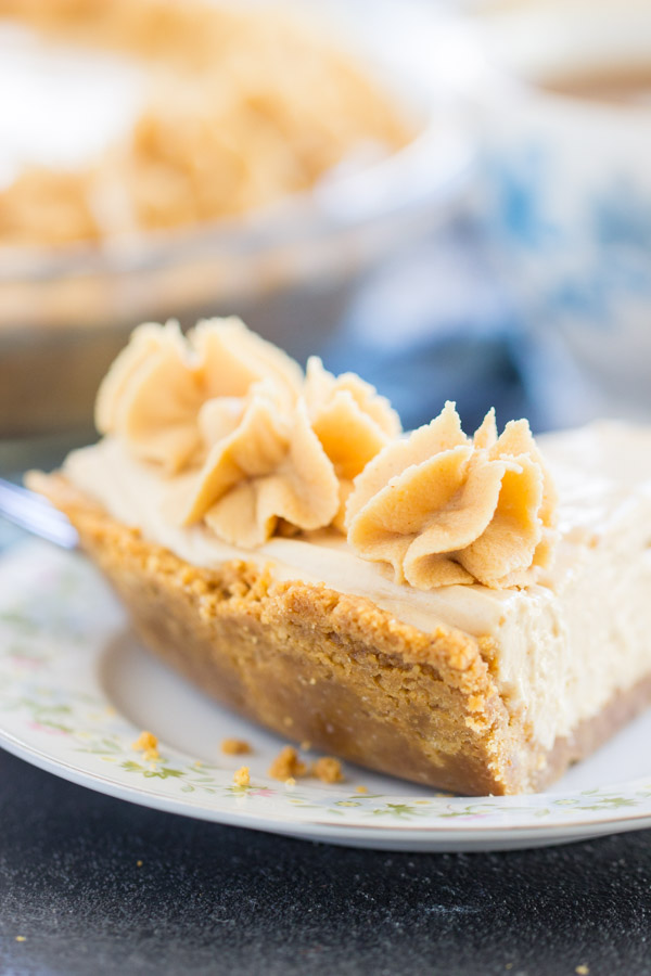 Nutter Butter No-Bake Peanut Butter Pie recipe - The Gold Lining Girl