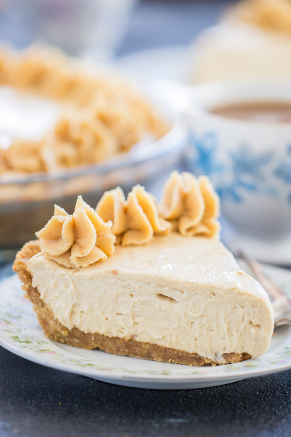 Nutter Butter No-Bake Peanut Butter Pie recipe - The Gold Lining Girl