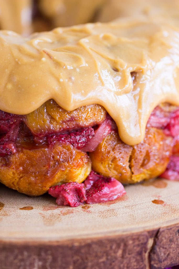 Peanut Butter & Jelly Monkey Bread recipe image thegoldlininggirl.com 12