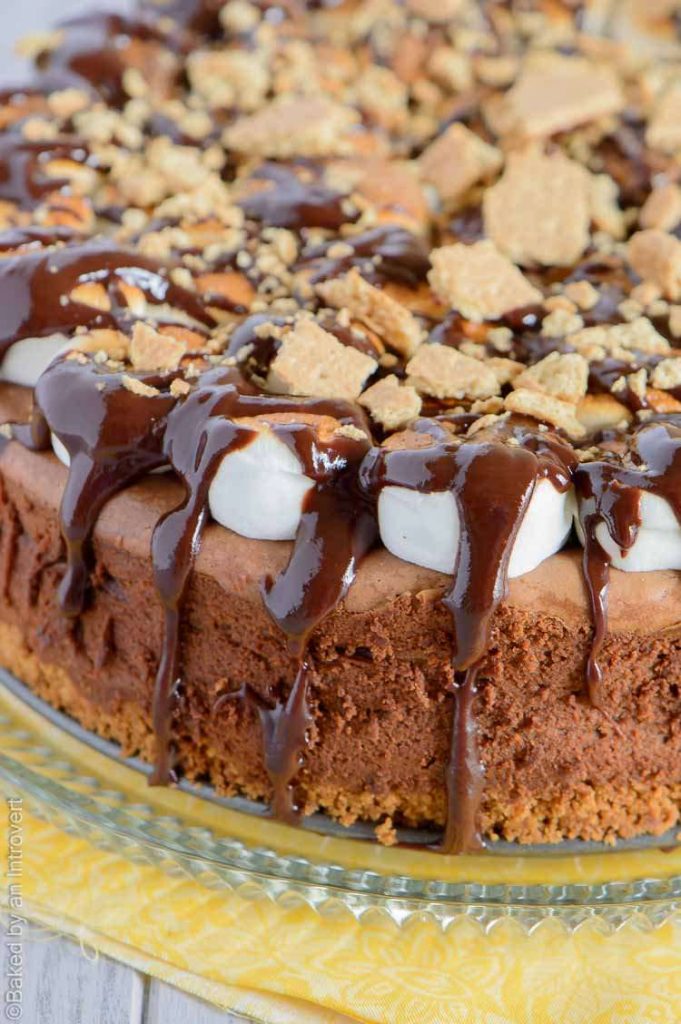 Smores-Cheesecake bakedbyanintrovert.com