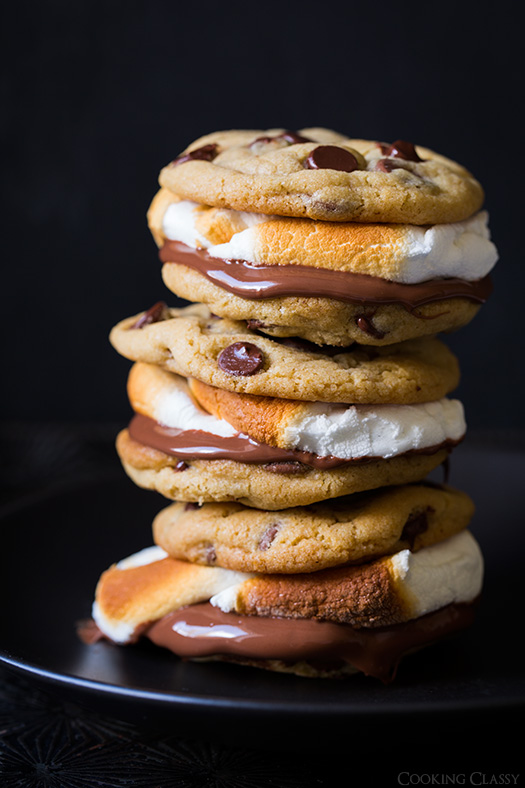 chocolate-chip-cookie-smores5+text cooking classy