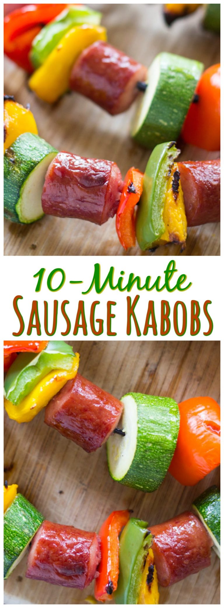 10-Minute Grilled Sausage Kabobs – Dan330